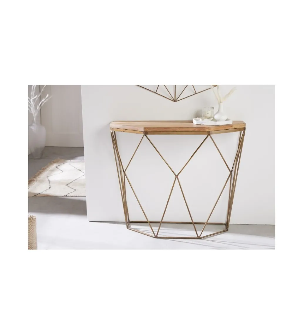 Konsola GORAN 90 cm drewno mango*Invicta Interior Online
