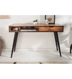Konsola Industrial 120 cm drewno mango*Invicta Interior New