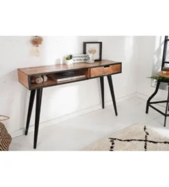 Konsola Industrial 120 cm drewno mango*Invicta Interior New