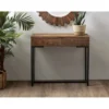 Konsola LACERTA 90 cm drewno akacja*Imeri New