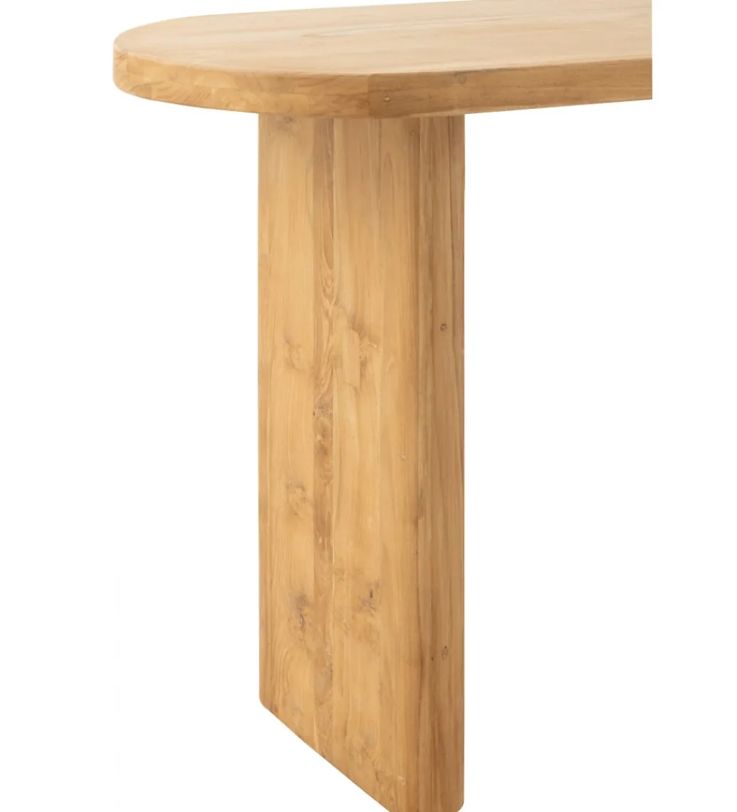 Konsola LEMONE 150 cm drewno teak naturalne*J-Line Discount