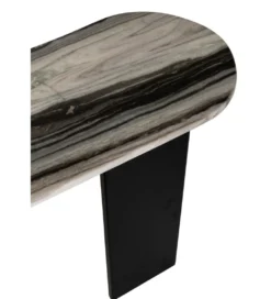 Konsola MATHILDE 140 cm czarno szara*J-Line Outlet