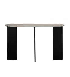 Konsola MATHILDE 140 cm czarno szara*J-Line Outlet