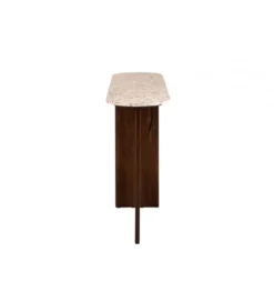 Konsola MATHILDE 140 cm naturalna w optyce marmuru*J-Line Discount