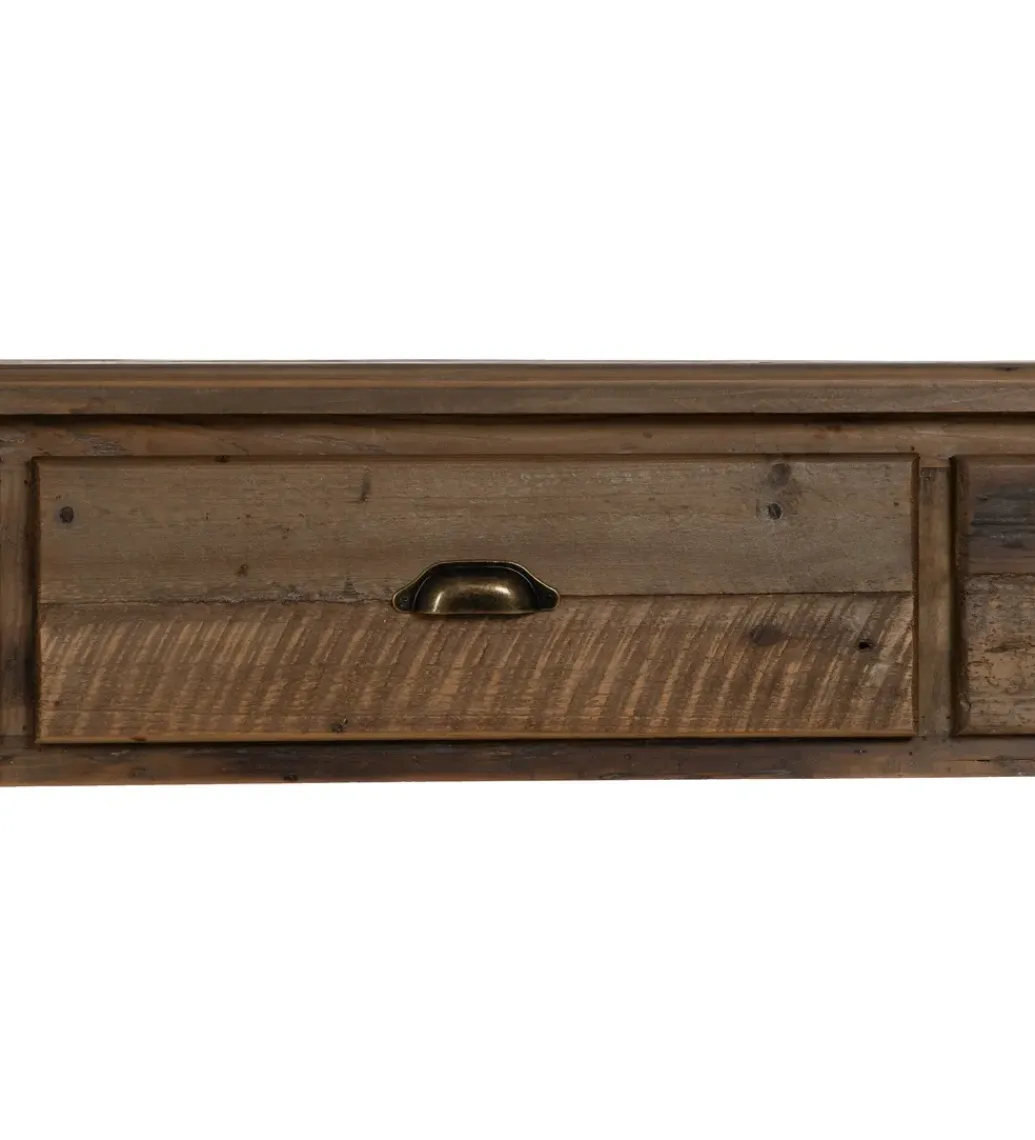 Konsola PERTON 184 cm drewno jodły brązowe*Zona-Design Online
