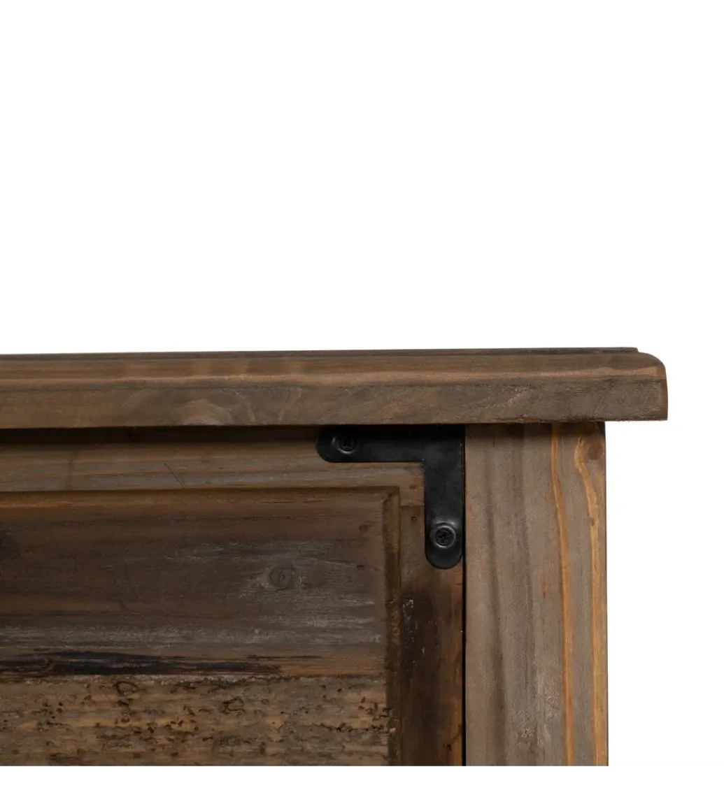 Konsola PERTON 184 cm drewno jodły brązowe*Zona-Design Online