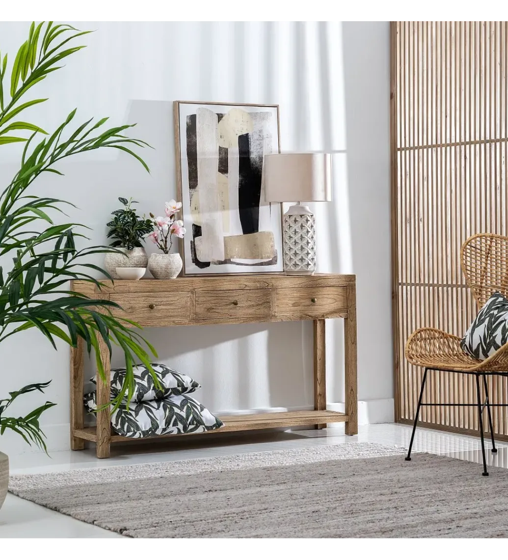 Konsola POVI 150 cm drewno mindi*Zona-Design Best