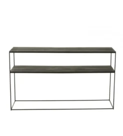 Konsola RECTANGLE 140 cm drewno czarne*J-Line Clearance