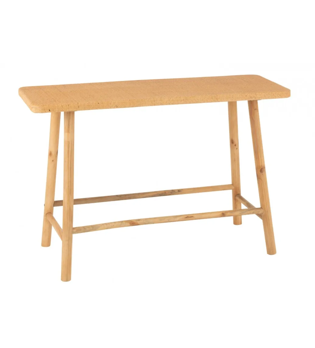 Konsola RECTANGULAR 120 cm naturalna*J-Line Outlet