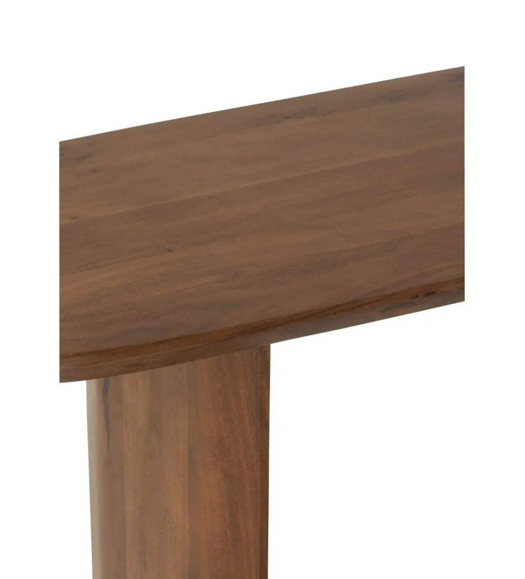 Konsola RETO 130 cm drewno akacja brązowa*J-Line Discount