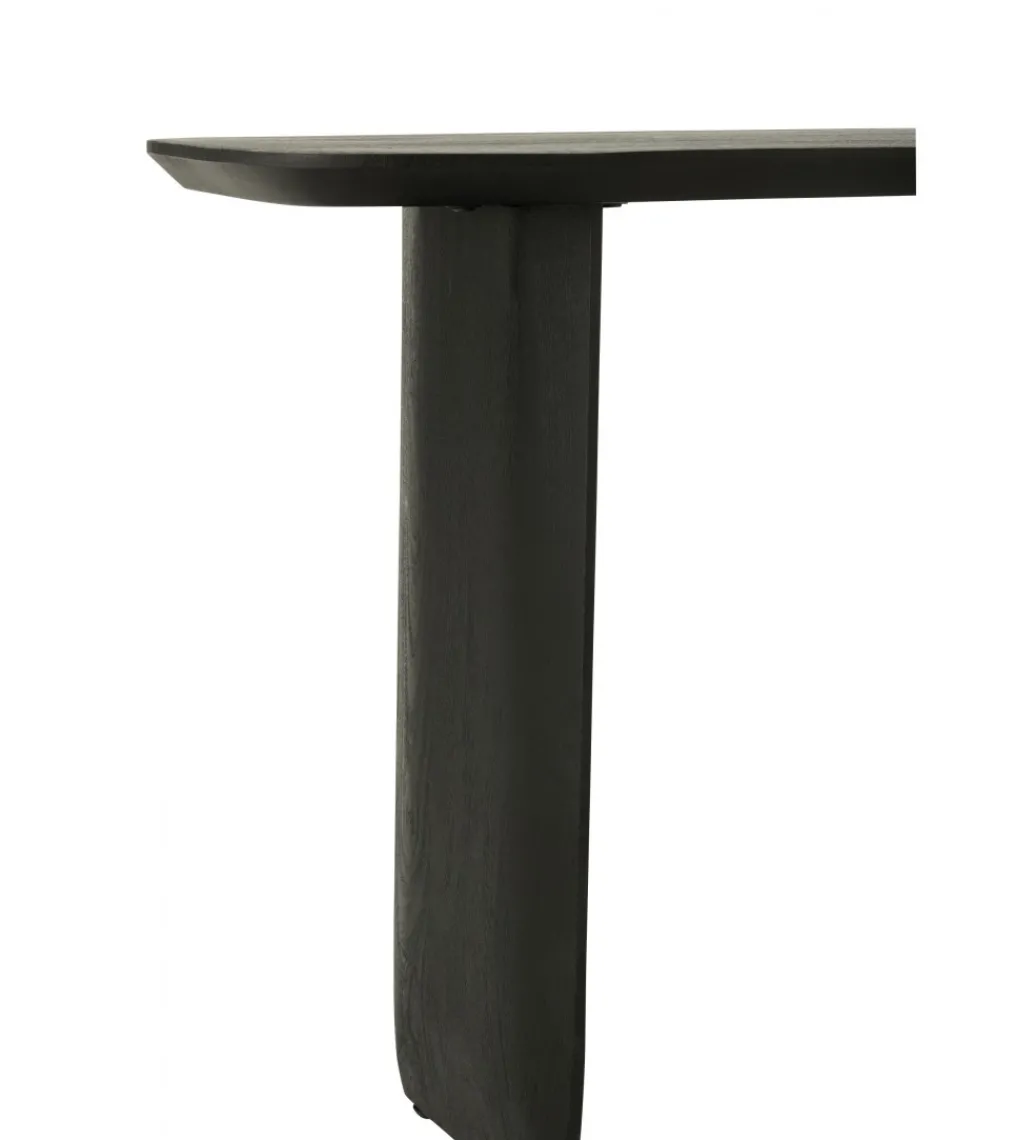 Konsola RETO 130 cm drewno akacja czarna*J-Line Online
