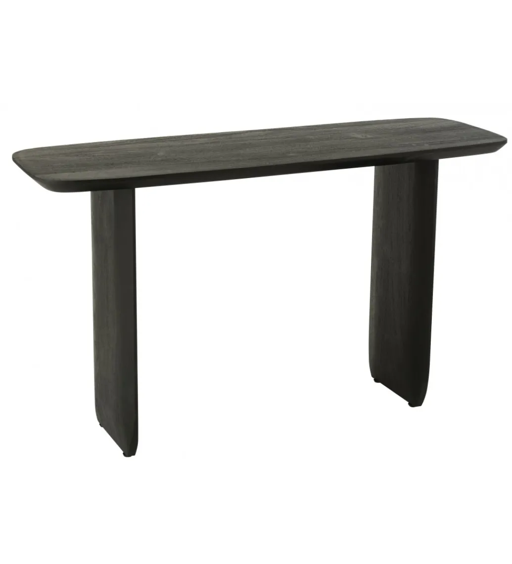 Konsola RETO 130 cm drewno akacja czarna*J-Line Online