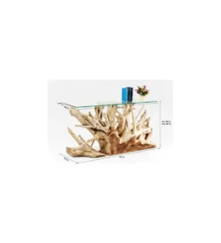 Konsola ROOTS 150 cm drewno teak naturalna*KARE Outlet