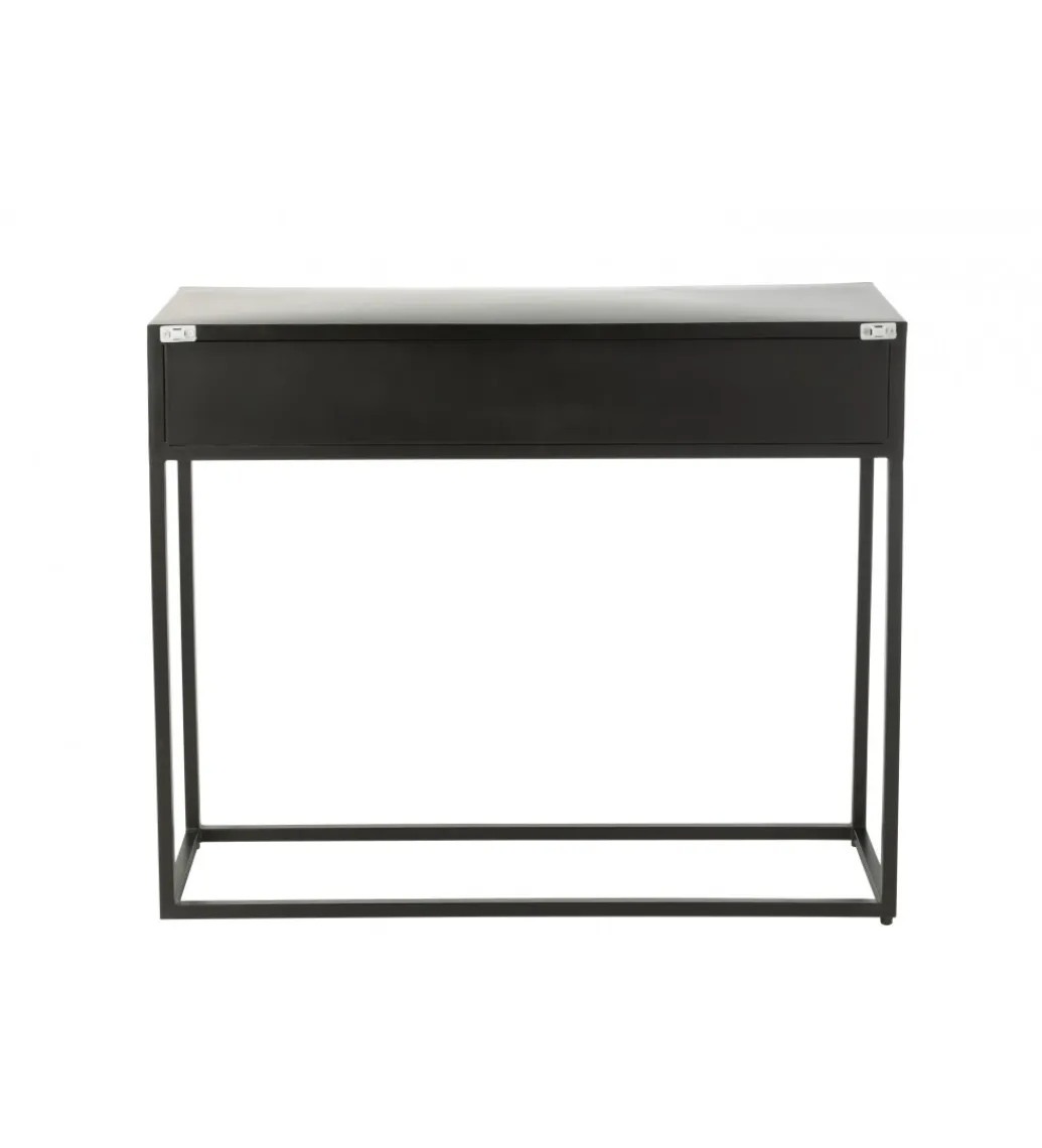 Konsola SHANIL 100 cm drewno czarna*J-Line New