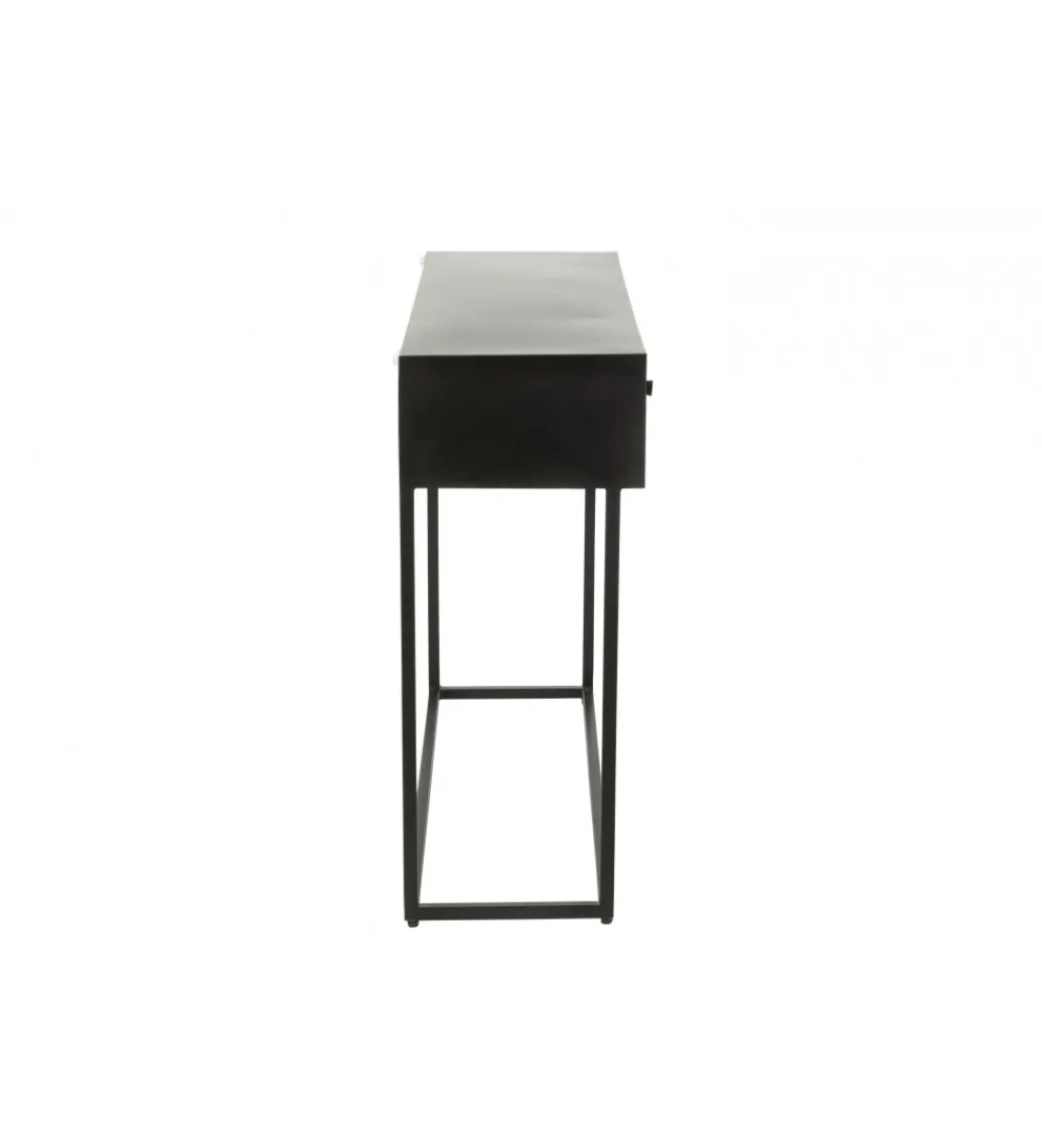 Konsola SHANIL 100 cm drewno czarna*J-Line New