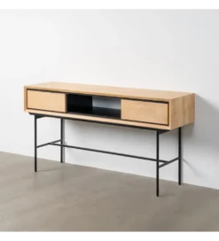 Konsola SINTRA 150 cm drewno kauczuk naturalna*Zona-Design Outlet