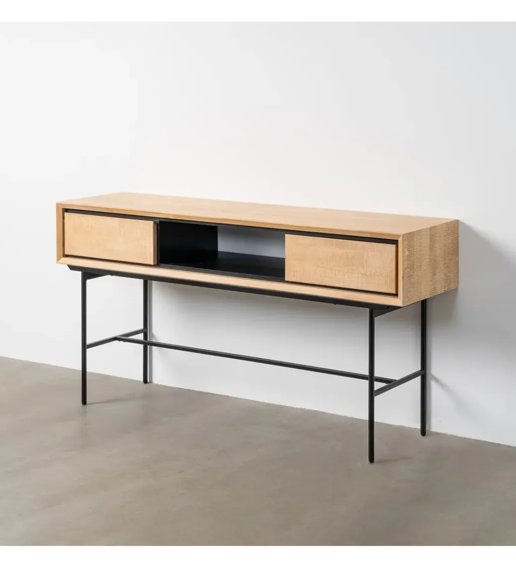 Konsola SINTRA 150 cm drewno kauczuk naturalna*Zona-Design Outlet