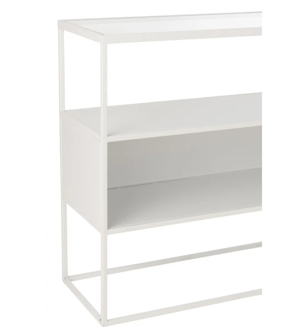 Konsola Square 140 cm biała*J-Line Online