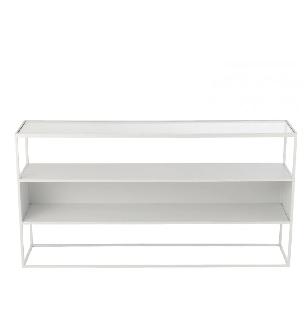 Konsola Square 140 cm biała*J-Line Online