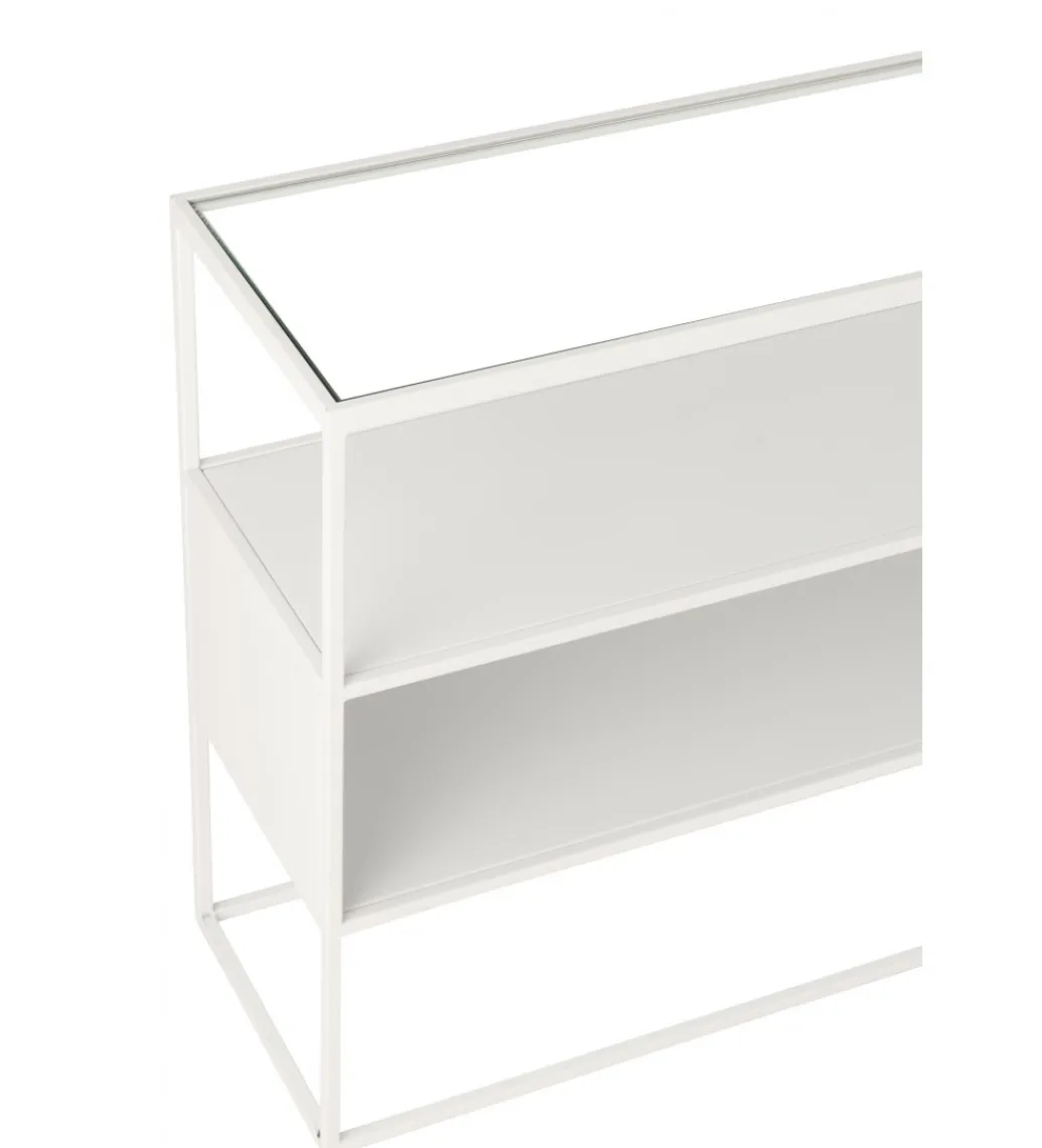 Konsola Square 140 cm biała*J-Line Online