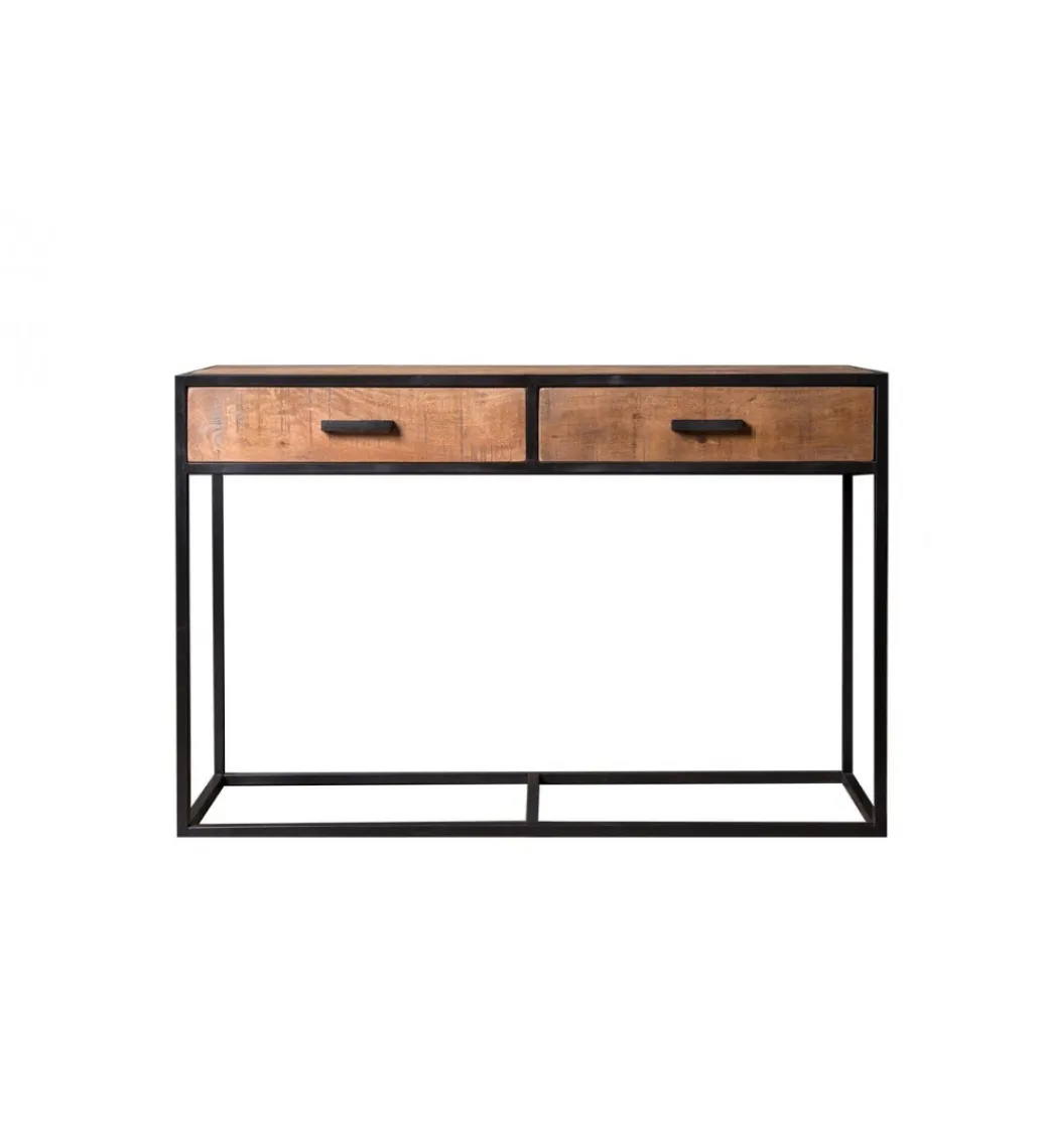 Konsola STUDY 120 cm drewno mango*LF-Design Online