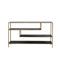 Konsola YLAYA 140 cm czarny mat złota*L&L New