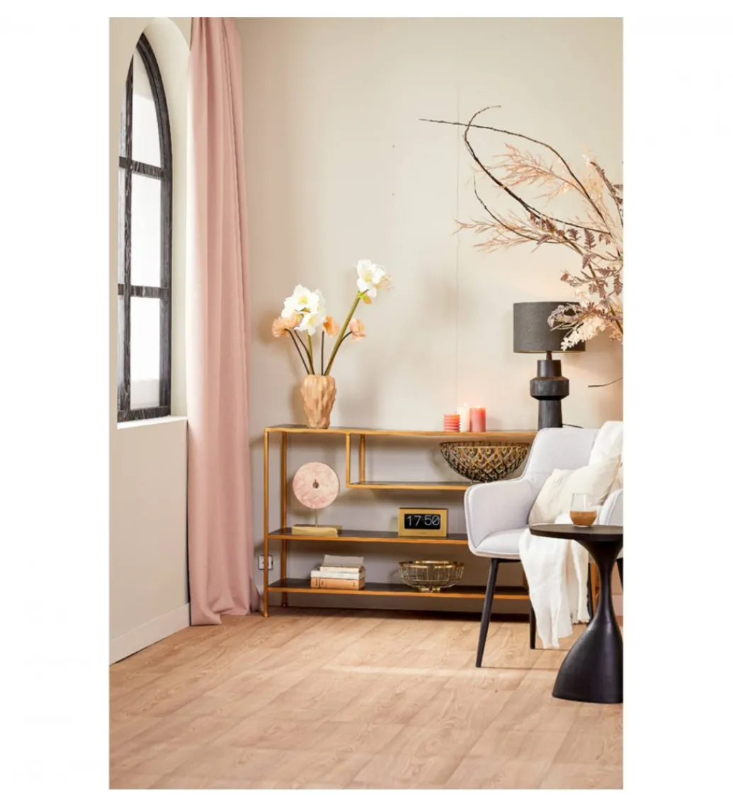 Konsola YLAYA 140 cm czarny mat złota*L&L New