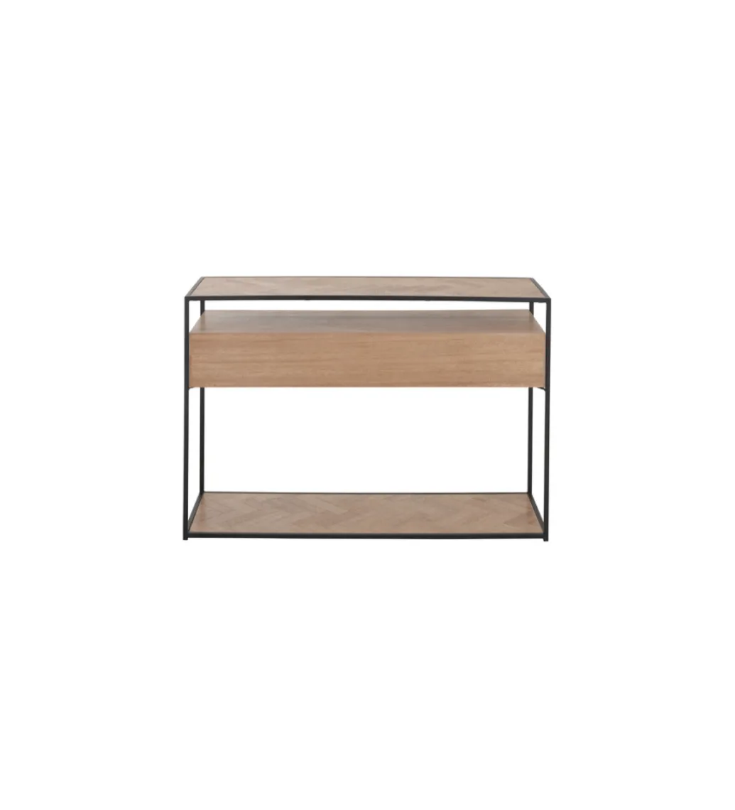 Konsola ZYGZAK 120 cm naturalny*J-Line Outlet