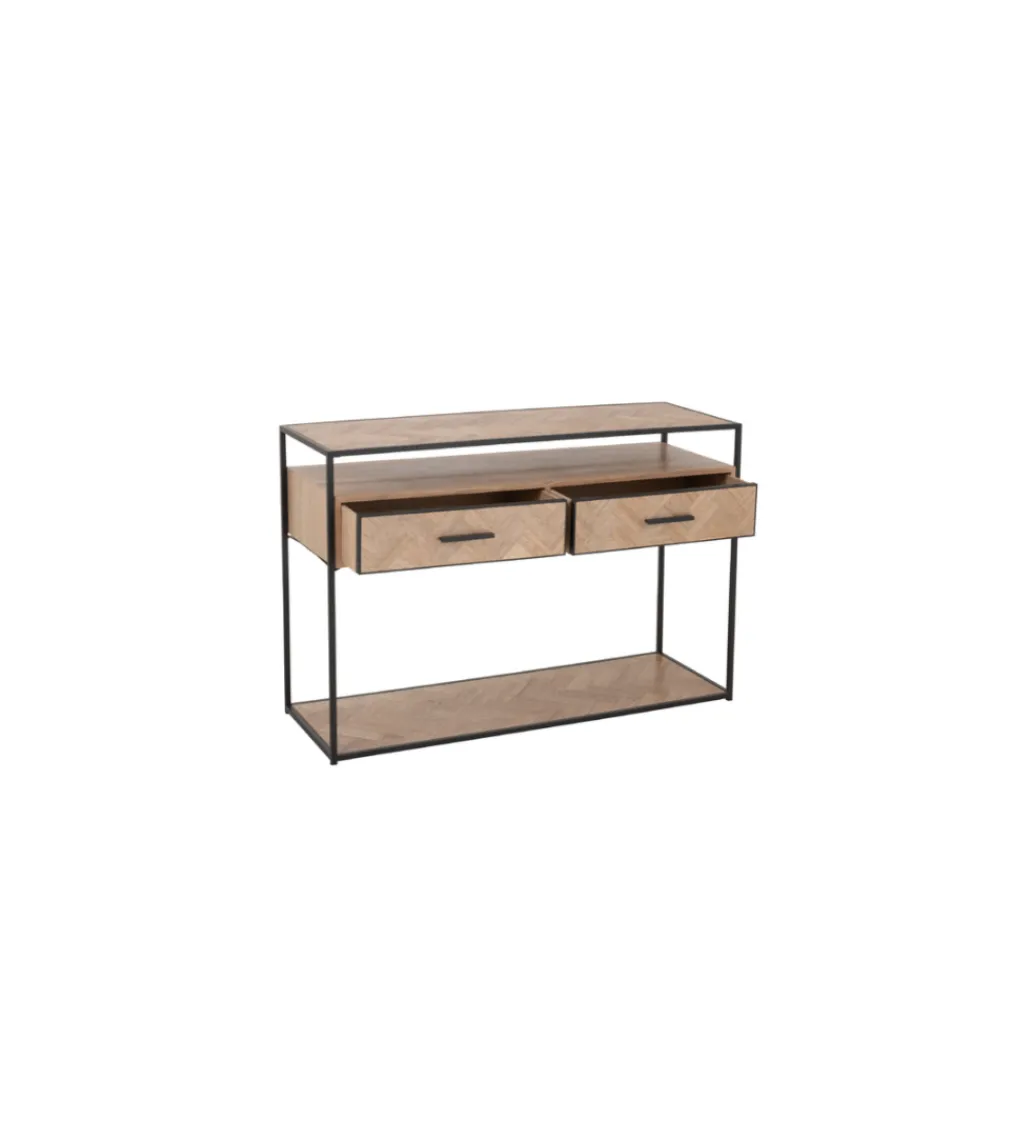 Konsola ZYGZAK 120 cm naturalny*J-Line Outlet