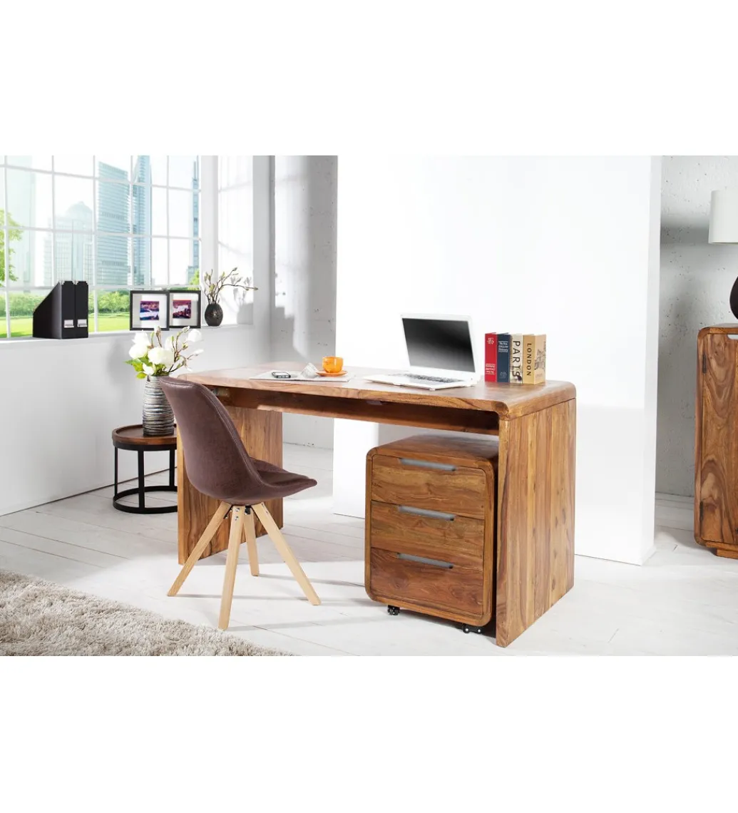 Kontener GOA do biurka INDIA 60 cm drewno Sheesham*Invicta Interior - przedsprzedaż Outlet