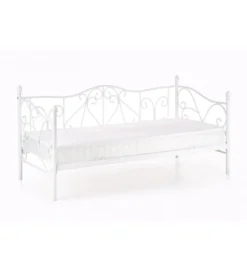 Łóżko SUMATRA 90 cm x 200 cm białe*Halmar Outlet