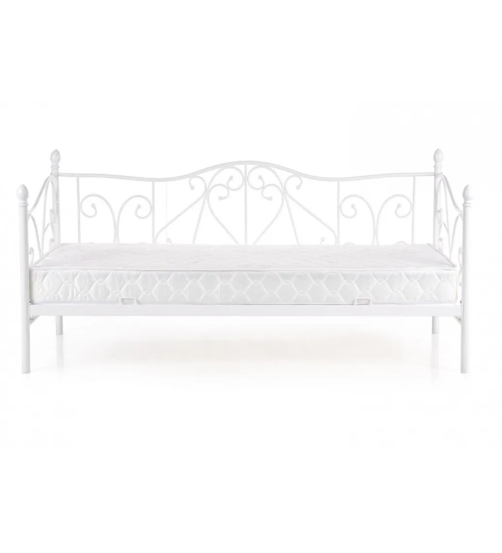 Łóżko SUMATRA 90 cm x 200 cm białe*Halmar Outlet