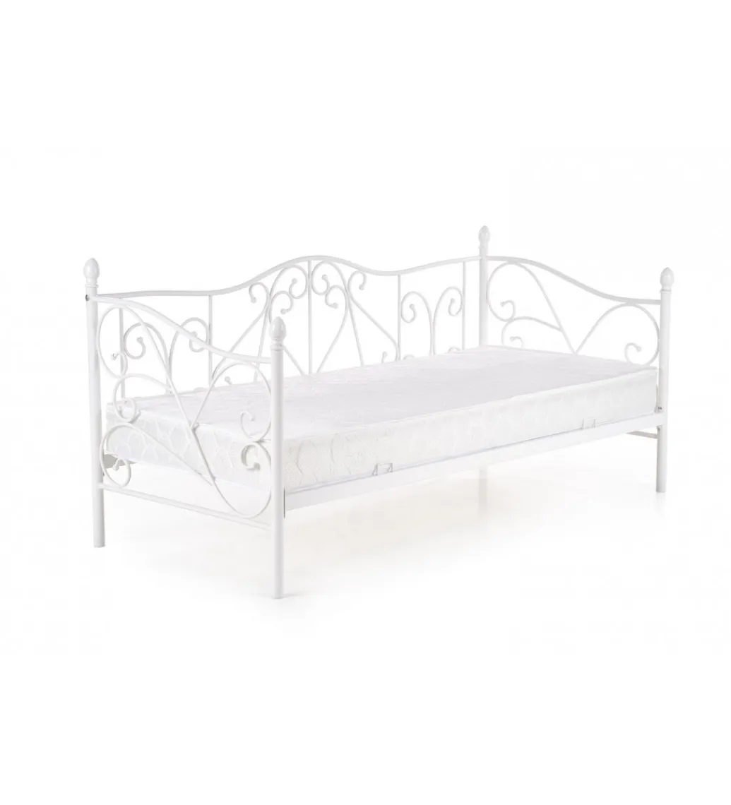 Łóżko SUMATRA 90 cm x 200 cm białe*Halmar Outlet