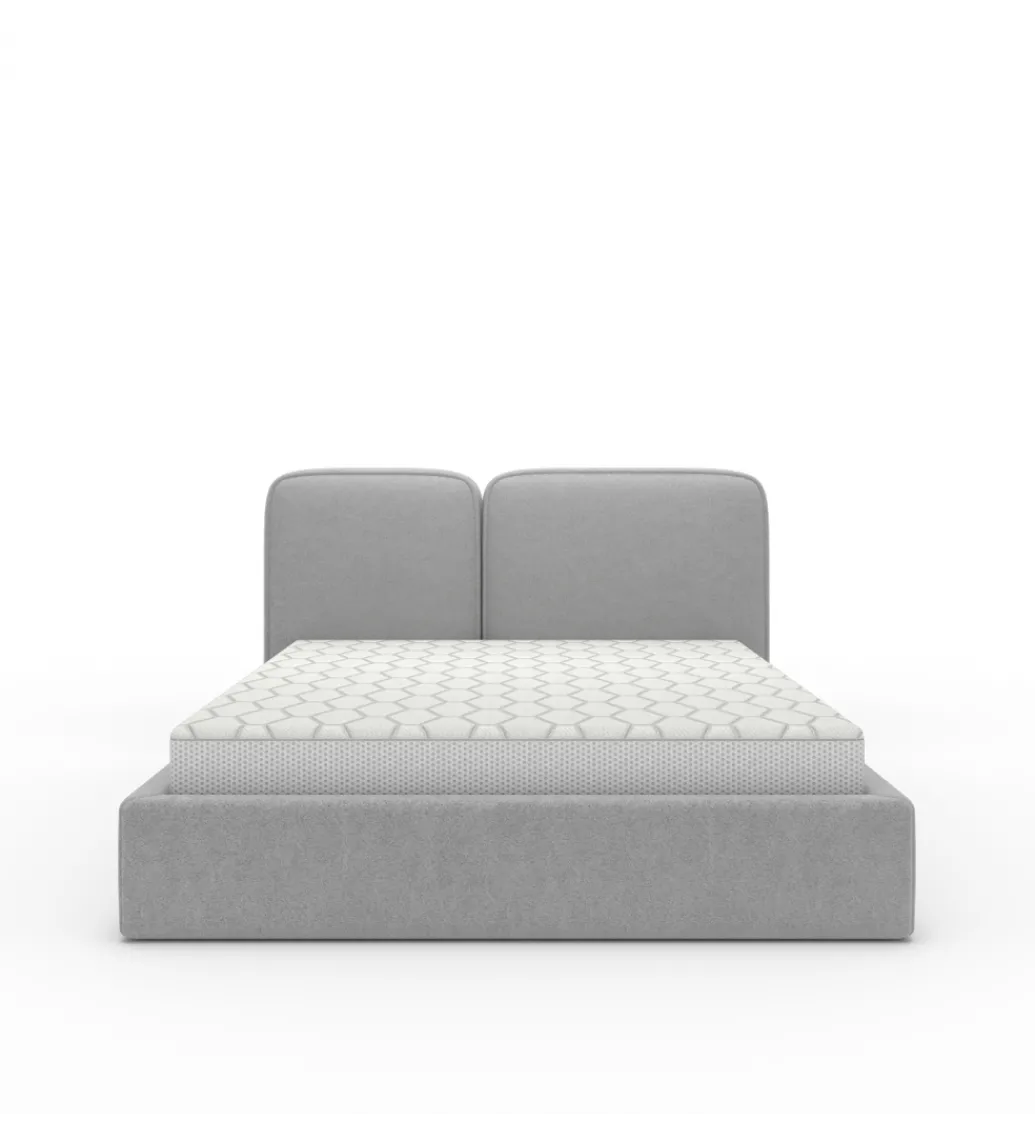 Łóżko tapicerowane MAMLO 140/160/ ze stelażem i pojemnikiem na pościel w różnych kolorach do wyboru*GZDDesign Outlet