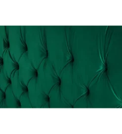 Łóżko tapicerowane PARIS CHESTERFIELD 180 cm x 200 cm ciemnyzielony velvet*Invicta Interior Hot
