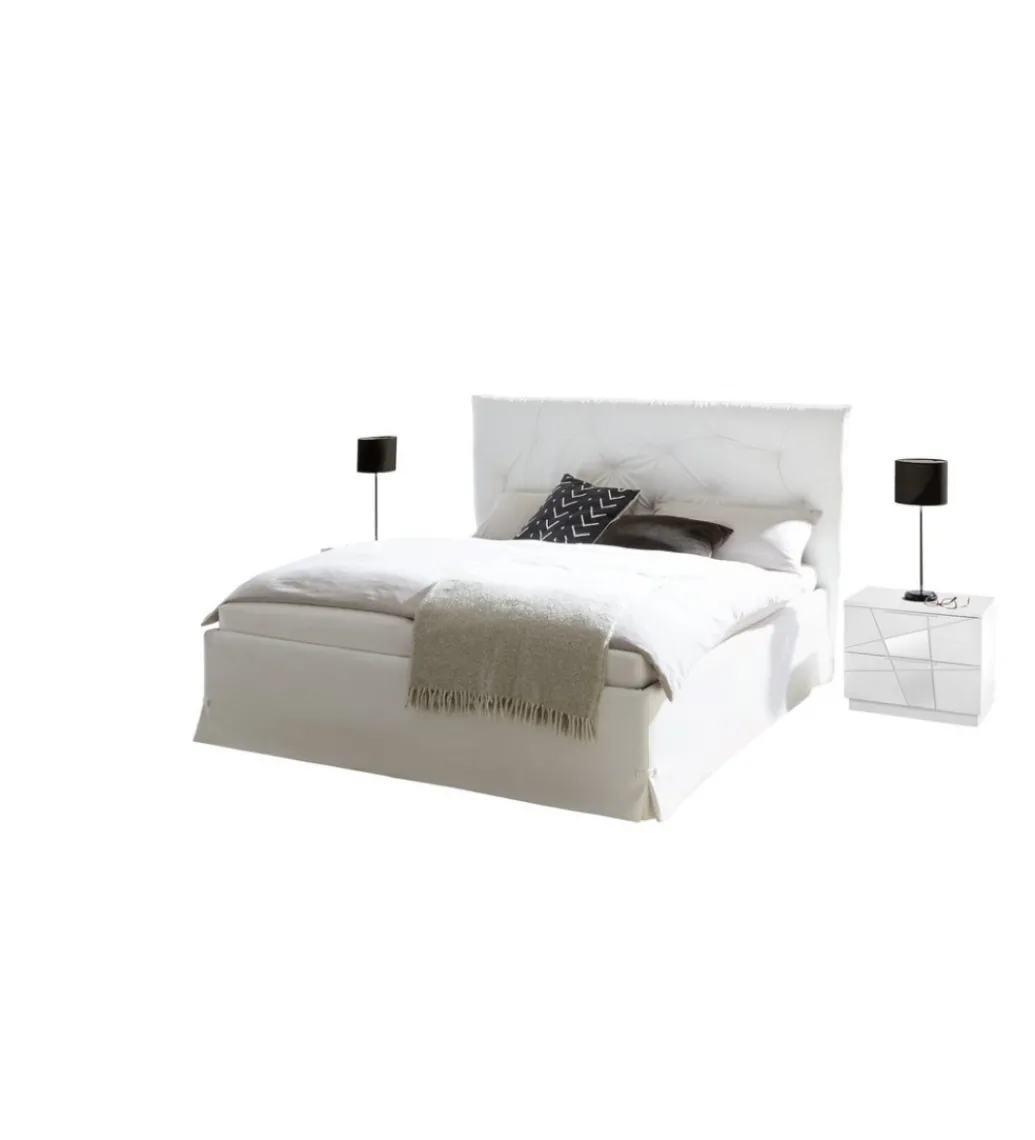 Łóżko VITTORIA 160 cm x 200 cm białe*MCA Linia Włoska Discount