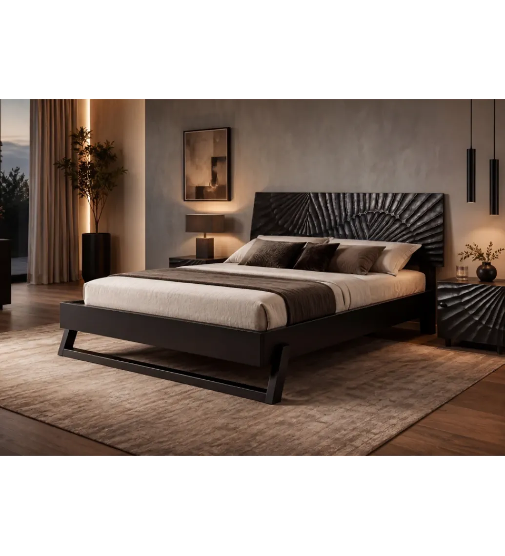 Łóżko ZEUS Scorpion 180 cm x 200 cm drewno mango*Invicta Interior - przedsprzedaż Online