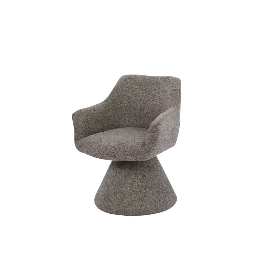 Krzesło AMBIENTO 79 cm obrót 180 stopni brązowe*Invicta Interior Best