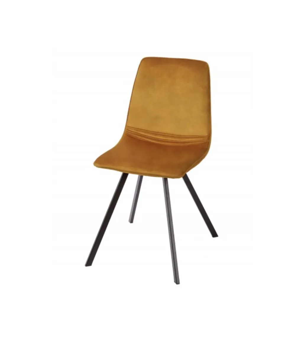Krzesło Amsterdam Retro ciemna musztarda*Invicta Interior