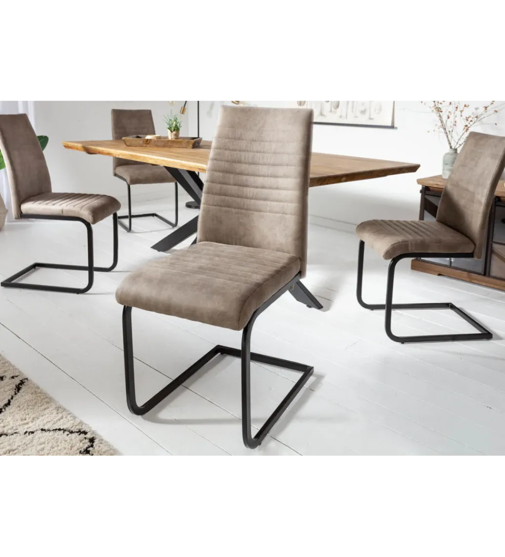 Krzesło APARTMENT antyczny taupe*Invicta Interior Hot