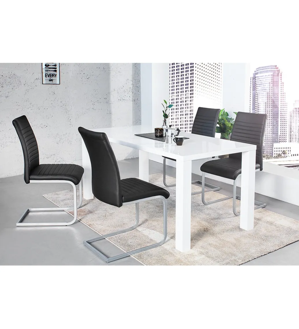 Krzesło Appartment czarne*Invicta Interior Best