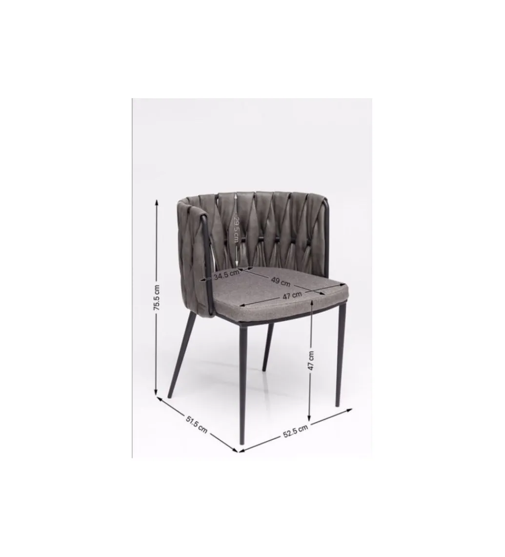 Krzesło Armrest Cheerio z poduszką*KARE Sale