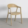 Krzesło BARETO 80 cm khaki z podłokietnikami nogi v*Zona-Design Online