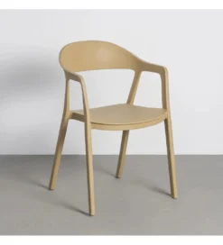 Krzesło BARETO 80 cm khaki z podłokietnikami nogi v*Zona-Design Online
