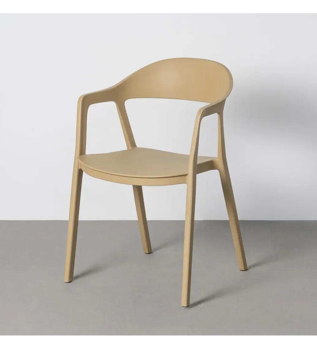 Krzesło BARETO 80 cm khaki z podłokietnikami nogi v*Zona-Design Online