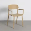 Krzesło BARETO 80 cm khaki z podłokietnikami*Zona-Design Sale