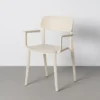Krzesło BARETO 80 cm kremowe z podłokietnikami*Zona-Design Outlet