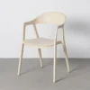 Krzesło BARETO 80 cm kremowe z podłokietnikami nogi v*Zona-Design Best