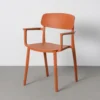 Krzesło BARETO 80 cm pomarańczowe z podłokietnikami*Zona-Design Online