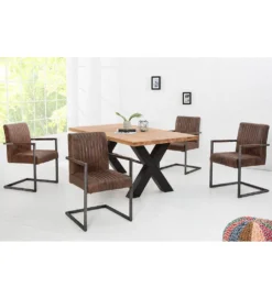 Krzesło Big Aston antyczny brąz*Invicta Interior Online